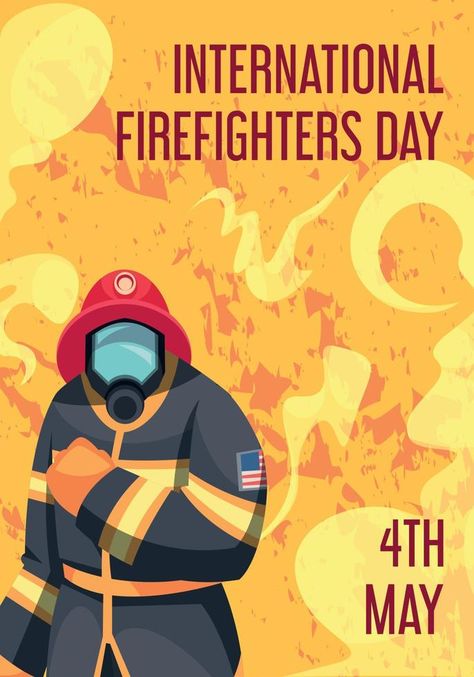 International Firefighters Day Card International Firefighters Day, Spiderman Symbol, Symbol Art, Cartoon Images, Digital Artists, Infographic Templates, Card Card, Holiday Specials, Halloween Design