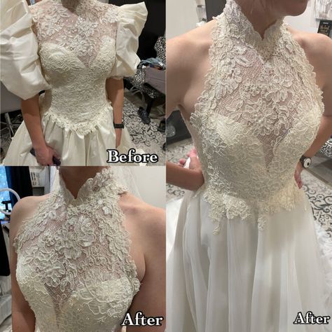 Heirloom Redesign Heirloom Wedding Dress, Wedding Gown Alterations, Wedding Dress Overskirt, Old Wedding Dresses, Bridal Alterations, Wedding Dress Alterations, San Antonio Weddings, Heirloom Wedding, Dress Alterations