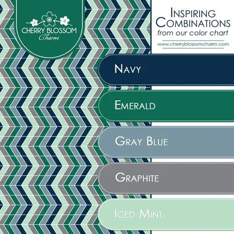 ⚜️⚜️ Inspiring Color Combinations: Navy, Emerald, Mint & Gray ❇️ Charming Printables Bathroom Color Schemes Gray, Grey Color Scheme, Trendy Living Rooms, Green Colour Palette, Trendy Bathroom, Living Room Green, Green Bathroom, Bedroom Green, Navy Green