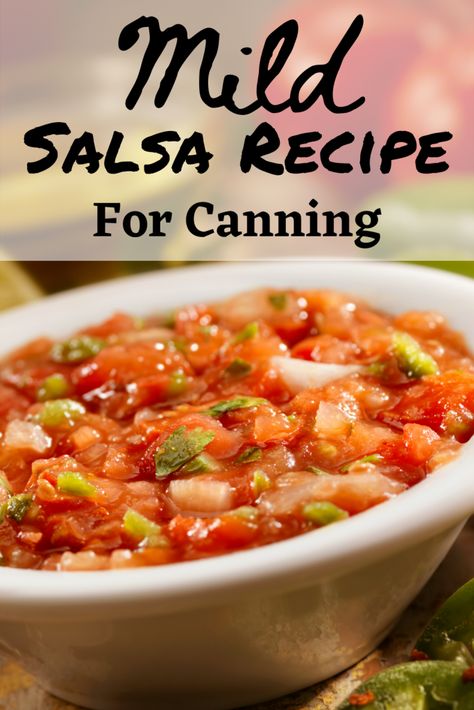 Home Canned Salsa, Roasted Corn Salsa Recipe For Canning, Canning Mild Salsa, Best Mild Salsa Recipe, Canning Recipes For Salsa Homemade, Mild Salsa Recipe With Fresh Tomatoes Canning, Mild Homemade Salsa, Homemade Mild Salsa Recipe Canning, Mild Salsa Canning Recipes