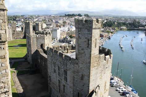 gray concrete building near body of water during daytime photo – Free Wales Image on Unsplash Gray Concrete, Visit Uk, Old Castle, Medieval Architecture, Concrete Building, Wales Uk, Body Of Water, Historic Places, Medieval Castle