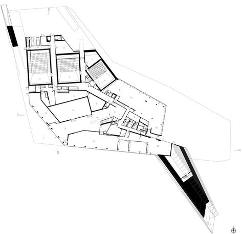 delugan meissl: EYE film institute Film Studio Design Architecture, Cultural Center Architecture, Amsterdam Architecture, Folding Architecture, Playgrounds Architecture, Museum Plan, Origami Architecture, Modern Architecture Design, Building Elevation