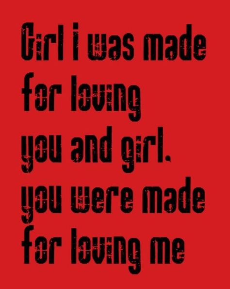 Kiss   song lyrics, music, quotes Quotes Song Lyrics, Inspirational Quotes For Work, Kiss Songs, 90 Songs, Quotes For Work, Love Yourself Lyrics, Lyrics To Live By, Band Quotes, Quotes Tumblr