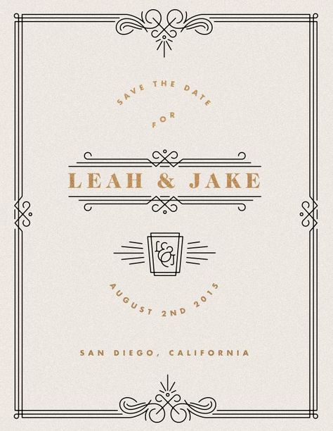 Art Deco Logo, Deco Wedding Invitations, Art Deco Invitations, Art Deco Elements, Art Deco Wedding Invitations, Invitations Design, Event Invitations, Save The Date Designs, Trendy Wedding Invitations