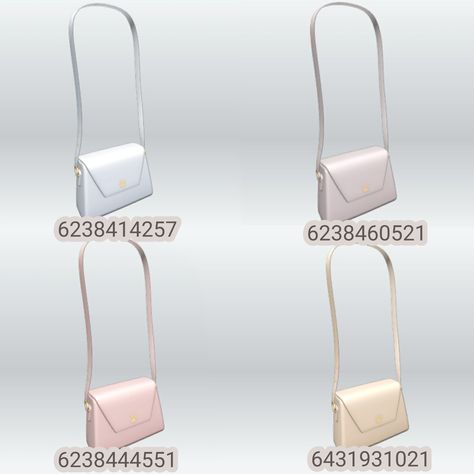 𝐑oblox 𝐇andbag 𝐂odes Bloxburg Handbags Codes, White Berry Avenue Codes, Roblox Bag Id Codes, Bag Roblox Code, Berry Avenue Codes Bag, Roblox Codes Accessoires, Berry Ave Accessories Codes, Roblox Purse Codes, Berry Avenue Accessories Codes