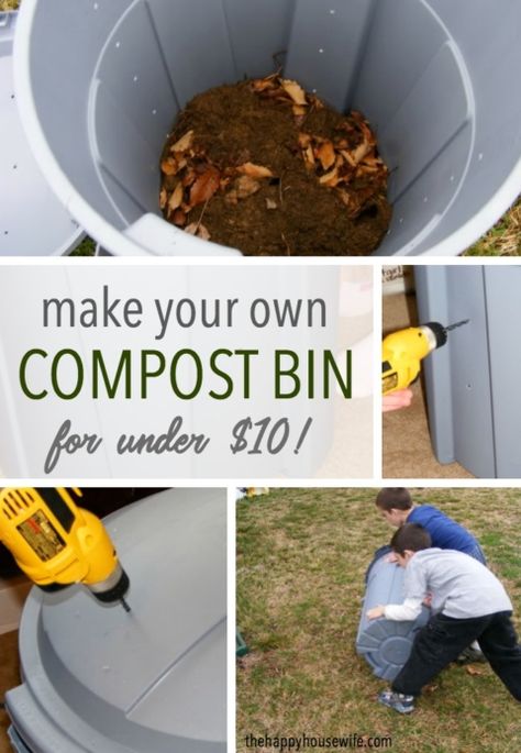 Countertop Composting, Bokashi Composting, Compost Ideas, Apartment Composting, Diy Compost Bin, Best Compost Bin, Making A Compost Bin, Compost Bin Diy, Compost Bins