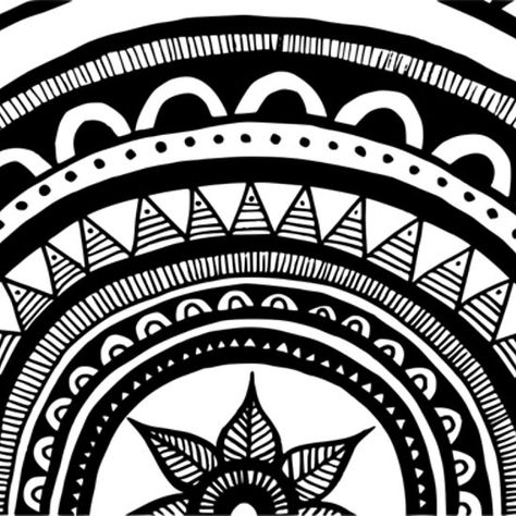 Tribal Mandala | African Patterns African Mandala Art, African Mandala Tattoo, African Mandala, Mandela Tattoo, Tat Inspiration, Art Homework, Hand Drawn Mandala, Drawn Mandala, African Tattoo