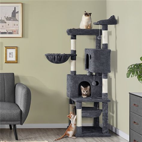 Cat Litter Furniture, Cat Playhouse, Standing Cat, Large Cat Tree, Modern Cat Tree, Cat Towers, Cat Basket, Cat Tree Condo, Wood Cat