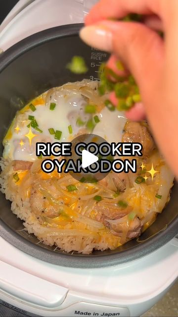 Chicken In Rice Cooker, Asian Rice Cooker Recipes, Rice Cooker Meals Asian, Rice Cooker Chicken And Rice, Garlic Rice In Rice Cooker, Oyakodon Rice Cooker, Rice Cooker Recipes Chicken, Flavor Rice In Rice Cooker, Rice Cooker Chicken