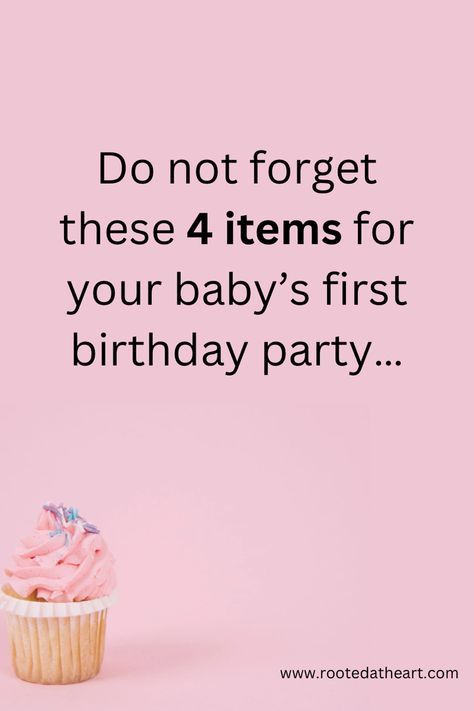 Do you have everything you need for your baby’s first birthday party? You do not want to miss these four things! * * * * #firstbirthdayparty #firstbirthday #firstbirthdaythemes #firstbirthdaycake #firstbirthdayideas #firstbirthdayparty #firstbirthdayfoodideas #firstbirthdaydecorations #firstbirthdaygiftideas #budgetfirstbirthdayparty #firstbirthdaypartyonabudget #1stbirthday #1stbirthdayparty #1stbirthdaycake First Birthday To Do List, First Birthday Indoor Activities, Things To Do At A First Birthday Party, What To Do At A First Birthday Party, Easy Food For 1st Birthday Party, Activities For 1st Birthday Party, First Birthday Activity Ideas, Easy 1st Birthday Food Ideas, First Birthday Must Haves