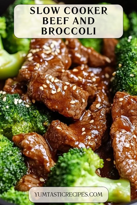 Enjoy the perfect balance of tender beef and fresh broccoli in a rich, savory sauce. This slow cooker beef and broccoli recipe is ideal for busy weeknights, offering all the flavor of your favorite takeout with minimal effort. Try it today!

#EasyDinner #SlowCookerRecipes #HealthyMeals #AsianInspired #QuickAndDelicious Slow Cooker Mongolian Beef And Broccoli, Beef And Broccoli Recipe Crockpot, Crockpot Beef And Broccoli Healthy, Crockpot Broccoli Beef Slow Cooker, Chinese Beef And Broccoli Crock Pot, Asian Beef Broccoli, Beef With Broccoli Recipe Crockpot, Beef And Broccoli In Crockpot, Steak And Broccoli Crockpot