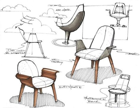 Design Furniture Drawing Furniture, Ad Ideas, Furniture Sketch, Furniture Design Sketches, Chairs And Tables, Interior Design Sketches, Industrial Design Sketch, Interior Sketch, Sketch Inspiration