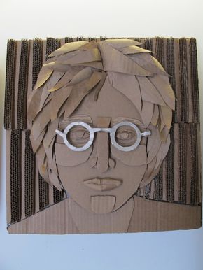 Cardboard Art Projects, Cardboard Relief, Cardboard Art Sculpture, Sculpture Lessons, Middle School Art Projects, Art Carton, Cardboard Sculpture, Sculpture Projects, Cardboard Art