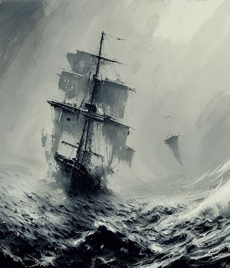 Want more, head over to the MyLittleArtStoreCo shop for more beautiful designs. Haunted Ship, Pirate Aesthetic, Pirate Ship Art, Art Competition Ideas, Pirates Life, Pirate Ships, Bar Interior Design, Abandoned Ships, Canvas Drawings