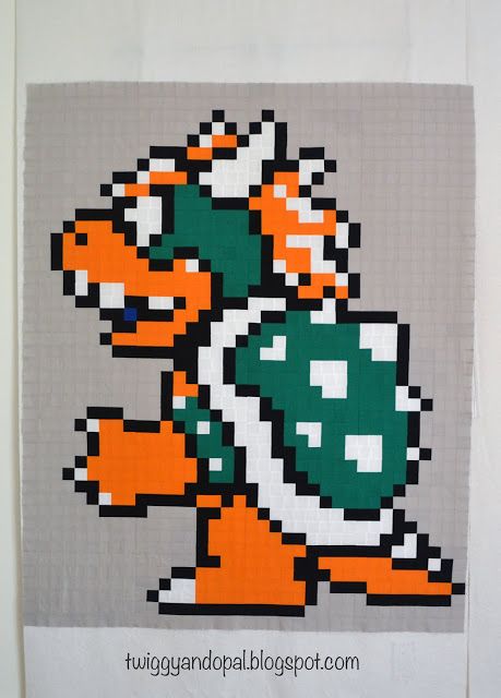 King Koopa, Beads Designs, Perler Beads Designs, Perler Patterns, Super Mario Bros, Bead Designs, Mario Bros, Perler Beads, Super Mario