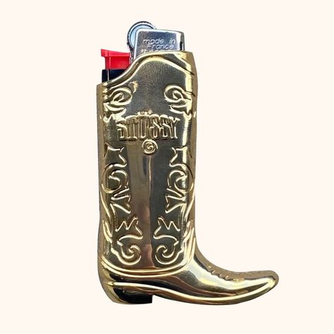 Cowboy Boot Lighter, Hermione Bag, Boot Lighter, Western Collage, Matchbox Gift, 80s Clothes, Matchbook Art, Frame Logo, Lighter Case