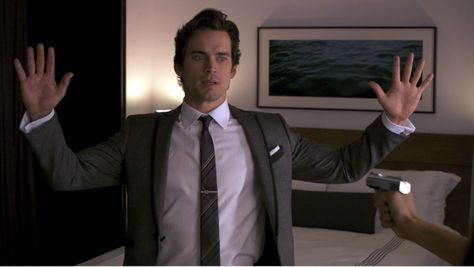 Hands up Neal Caffrey - You're under arrest for being too sexy! Neal Caffrey, I'm Tired, Drawing Reference Poses, White Collar, Art Reference Poses, Pose Reference, Drawing Reference, Movie Tv, It Cast