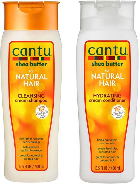 Cantu Shampoo And Conditioner, Cantu Shampoo, Cantu Shea Butter For Natural Hair, Natural Hair Shampoo, Cleansing Shampoo, Hair Cleanse, Hair Treatments, Hydrate Hair, Hydrating Cream