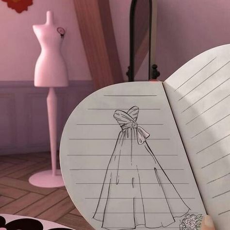 Marinette Room, Ladybugs Movie, Ladybug Crafts, Ladybug Wallpaper, Fashion Design Sketch, Miraculous Ladybug Oc, Marinette Dupain Cheng, Miraculous Ladybug Anime, Book Art Drawings