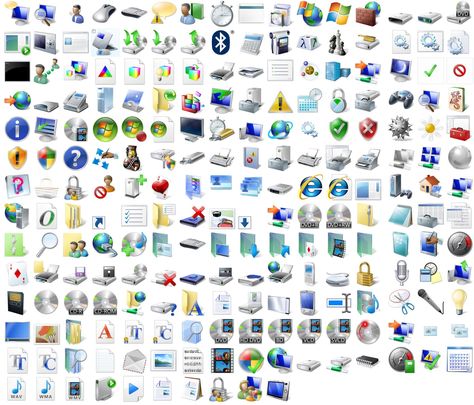 Windows icons - the  C:\Windows\System32\imageres.dll  file contains all of these icons you can choose from Frutiger Aero App Icons, Computer Icons, Frutiger Aero, Simple Designs To Draw, Computer Icon, Iphone Wallpaper App, Old Computers, Instructional Design, Website Design Services