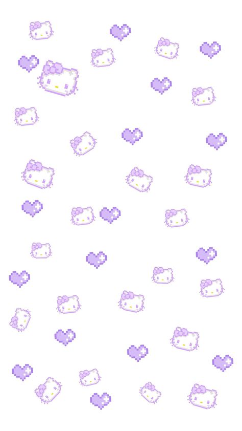 Purple Wallpaper Hello Kitty, Hello Kitty Purple Wallpapers, Purple Hello Kitty Wallpaper, Kitty Wallpaper, Purple Wallpaper, Hello Kitty Wallpaper, Hello Kitty, Kitty, Purple