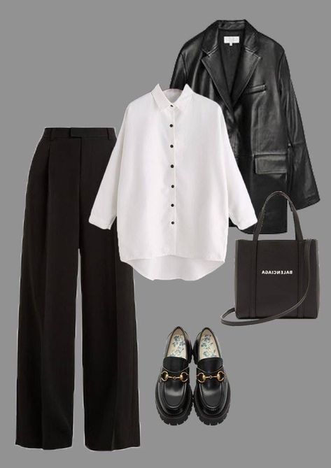 Chique Outfits, Classy Work Outfits, Stylish Work Outfits, Formal Outfit, Business Casual Outfits, Casual Style Outfits, Korean Outfits, Lookbook Outfits, Mode Inspiration