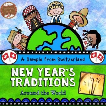 New Years Around The World For Kids, New Year Around The World, New Years Eve Traditions, Traditions Around The World, New Years Traditions, Children Activities, Love Learning, Ring In The New Year, The New School