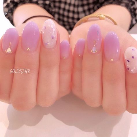 Japanese Jelly, Nails Kpop, Nail Purple, Nails Japanese, Nails Korean, Aesthetic Asian, Korean Nail, Nails Brown, Japanese Nail