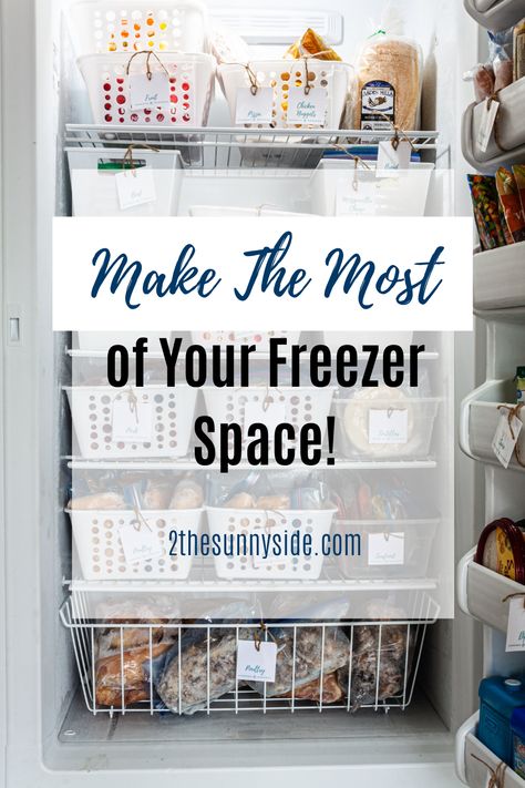 Deep Freezer Organization, Freezer Storage Organization, Storage Hacks Diy, Expired Food, Cheap Organization, Freezer Organization, Freezer Storage, Refrigerator Organization, Upright Freezer