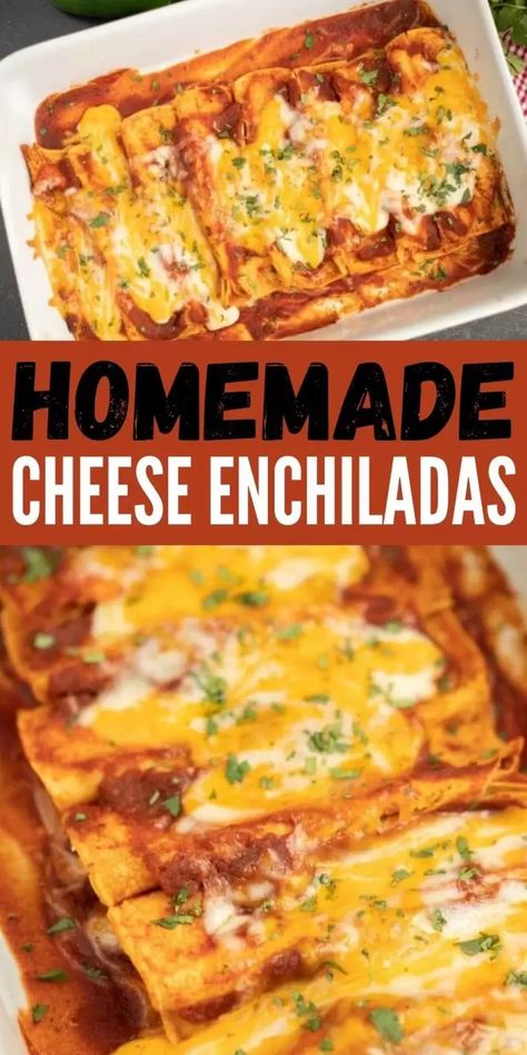 Best Enchilada Sauce, Best Enchiladas, Homemade Enchilada Sauce, Homemade Enchiladas, Cheese Enchiladas, Chicken Enchilada Recipe, Hispanic Food, Enchilada Recipes, Homemade Cheese