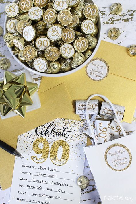 White and Gold 90th Birthday Party Ideas 90 Year Old Birthday Ideas, 90th Birthday Invitations Ideas, 90tj Birthday Party Ideas, 90 Th Birthday Party Ideas, 90th Birthday Party Ideas For Men, 90th Birthday Party Ideas For Grandma, Birthday Party Ideas Outdoor, 90th Birthday Party Ideas, Party Ideas Outdoor