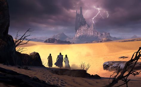 ArtStation - Wasteland , Pierre Santamaria Wasteland Landscape, Raven Photo, Terry Goodkind, Frank Frazetta, Image Painting, By Terry, Environment Concept Art, Desert Landscaping, Artist Websites