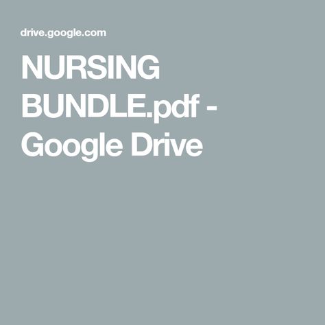 NURSING BUNDLE.pdf - Google Drive Nursing School Bundle Pdf Free, Nursing School Bundle, Nursing Textbooks, Study Related, Nursing Student, Kim Taehyung Wallpaper, Nursing Students, Nursing School, Google Drive