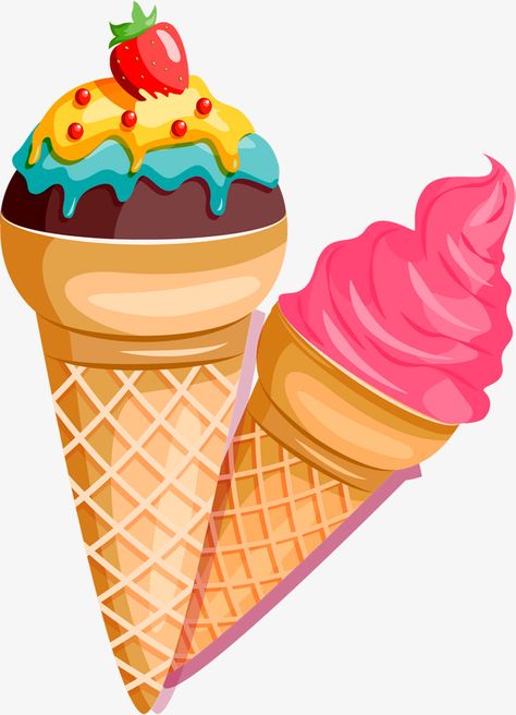 Delicious ice cream, cherry, simple ice cream, water color, colourful ice cream,Delicacy clipart,colourful clipart,ice clipart,cream clipart Colourful Ice Cream, Art Cupcakes, Wall Stickers Kitchen, Simple Ice Cream, Ice Cream Aesthetic, Ice Cream Pictures, Candy Wall, Strawberry Sweets, Ice Cream Clipart