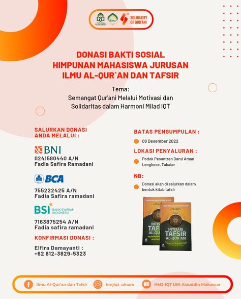 Pamflet Donasi, Ramadan