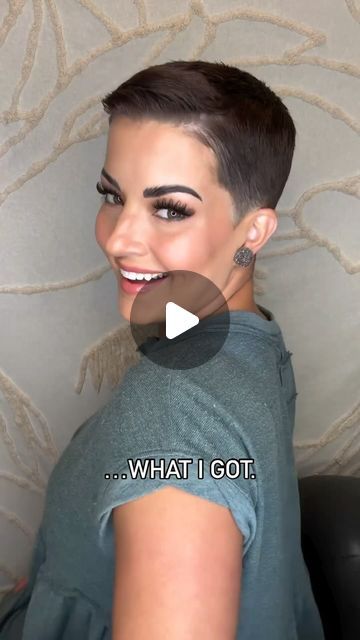 RockThatBuzz on Instagram: "Love this @melanie.astill Inspo vs. Reality . . . #shorthairdontcare #effyourbeautystandard #tothesalon #hairgoal #hairinspo #myhairmycrown #buzzcut #buzzcutgirl #pixie #pixiecut #shorthair #shorthaircut #shorthairstyle #shavedhair #hairstyling #fauxhawk #womenshair #womenshaircut #newhair #fade #fadehaircut #taper #taperfade #makeup #makeuplooks" Side Shave Pixie Haircut, Low Taper Fade Women, Trendy Pixie Haircut 2024, Women Buzzcut Style, Melanie Astill Hair, Pompadour Hairstyle Women, Short Pixie With Undercut, Woman Buzzcut, Short Buzzed Hair