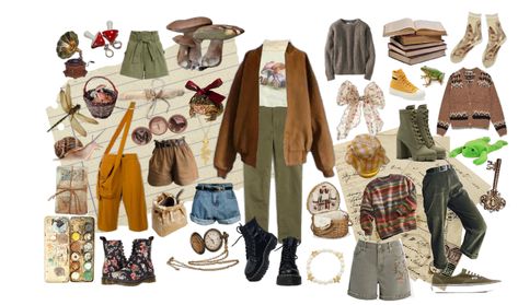 vibes outfit ideas | masculine/gender-neutral goblincore/cottagecore. Cottagecore Outfits Masculine, Gender Neutral Cottagecore Outfits, Cute Gender Neutral Outfits, Cottagecore Aesthetic Outfits Boy, Outfit Ideas Gender Neutral, Grandpacore Outfit, Earth Core Outfits, Outfit Ideas Masculine, Masculine Cottagecore Outfits