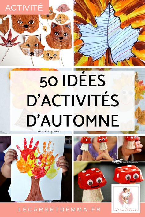 50 idées d'activités manuelles à faire avec les enfants sur le thème de l'automne. Activité créative et bricolage pour les maternelles et les primaires Thème automnale. DIY, déco à faire avec les plus petits et les enfants Montessori Ideas, Diy Roses, Fall Inspiration, Montessori Activities, Fall Decor Diy, Fall Diy, Autumn Activities, Preschool Art, Craft Tutorials