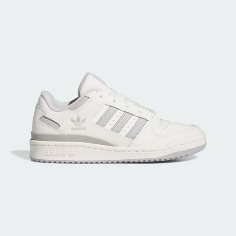 Adidas Forum Lows, Forum Low Adidas, Grey Sneakers Outfit, Adidas Forum Low Cl, Basketball Lifestyle, School Wishlist, Adidas White Sneakers, Adidas Forum Low, Sneaker Outfits Women