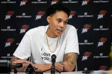 Brittney Griner is confronted by a right-wing YouTube personality : NPR Brittany Griner, Dallas Airport, Phoenix Mercury, Flying First Class, Brittney Griner, At Airport, Private Plane, Controversial Topics, Taylor Greene