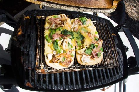 We purchased a Weber Q a couple of years ago, and its come on nearly all of our camping trip since! Weber Q Recipes, Camping Cooking, Weber Grill, Camping Recipes, Camp Cooking, Kids Food, Camping Meals, Camping Trip, How To Make Cake