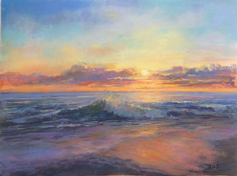 Ocean Sunset Drawing, Beach Sunrise Painting, Sun And Sea Drawing, Sea Shore Painting, Sunset Sea Painting, Ocean Sunset Painting, Sunrise Beach Painting Acrylic, Sunset Over Sea Painting, Sunrise Art Painting