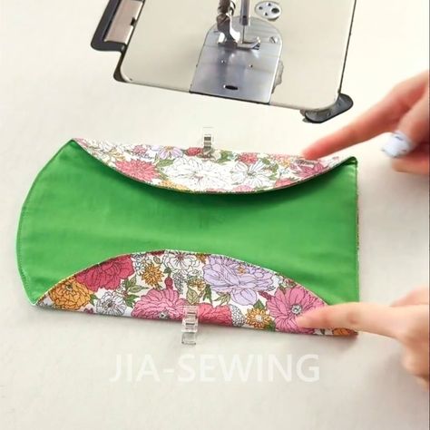 | Quick Sewing Tips No.61 | DIY Simple Multipurpose Case✨😎🎁🎄 #diy #sew #sewing #sewingtips #case #seamstress #tailor #jia-sewing | Instagram Sewing Handbags Diy, Diy Sunglasses Case Free Pattern, How To Make A Fabric Glasses Case, How To Make A Glasses Case, Glasses Case Pattern Free, Sunglass Case Diy Free Pattern, Sewing Glasses Case, Fabric Glasses Case, Eye Glasses Case Diy Free Pattern