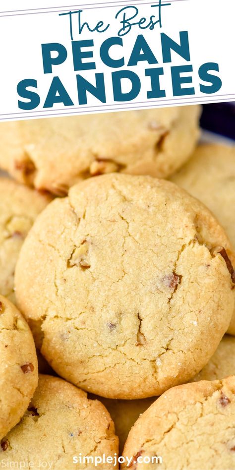 Pecan Sands Cookies, Keto Pecan Sandies Cookies, Pecan Sandies Cookies Pioneer Woman, Pecan Sugar Cookie Recipe, Soft Chewy Christmas Cookies, Homemade Pecan Sandies, Salporanz Cookies Recipe, Easy Pecan Cookies Recipes, Peanut Butter Pecan Cookies