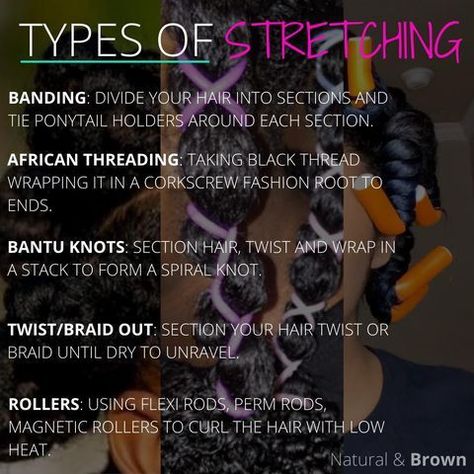 Stretch Natural Hair, Stretching Hair, African Threading, 4b Natural Hair, African Natural Hairstyles, Hair Without Heat, Natural Braids, How To Grow Natural Hair, Natural Hair Care Tips