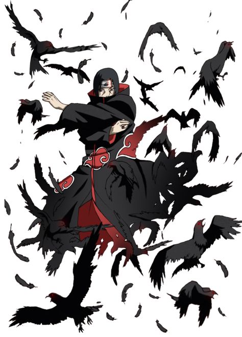 Itachi crow jutsu by xUzumaki Itachi Jutsu, Itachi Amaterasu, Itachi Crow, Tato Naruto, Sharingan Eye, Rabe Tattoo, Sasuke And Itachi, Naruto Tattoo, Uchiha Itachi