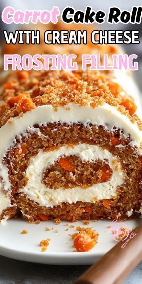 If you’re a fan of the classic carrot cake, get ready for a delightful twist that takes this beloved dessert to a whole new level. Today, we’re making an Easy… Carrot Cake Roll With Cream Cheese Icing, Carrot Cake Roll Cream Cheese Frosting, Carrot Cake Roll Recipe, Carrot Cake Roll, Recipe For Carrot Cake, Sugar Free Carrot Cake, Classic Carrot Cake, Moist Carrot Cake, Moist Carrot Cakes