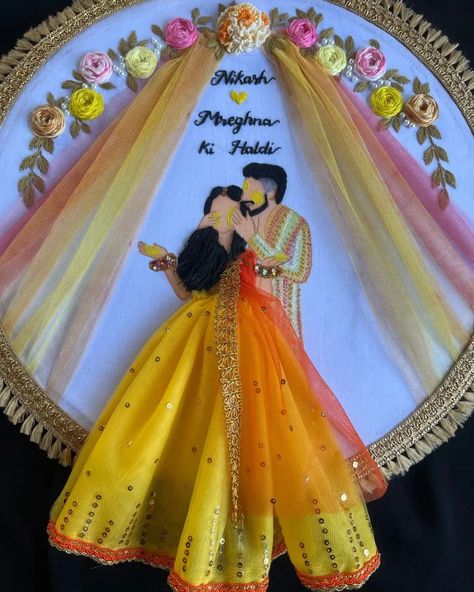 Haldi ceremony embroidery hoop 💖 🥳.. Memories your special day with handmade embroidery hoop 🌸💫 Customisation available .. For order DM us 💖... . . #haldiceremony #memorykeeping #embroideryhandmades #embroideryart #decohome Birthday Embroidery Hoop Ideas, Birthday Embroidery Hoop, Embroidery Hoop Ideas, Birthday Embroidery, Embroidery Hoop Art Diy, Diy Embroidery Designs, Hoop Embroidery, Haldi Ceremony, Charcoal Art