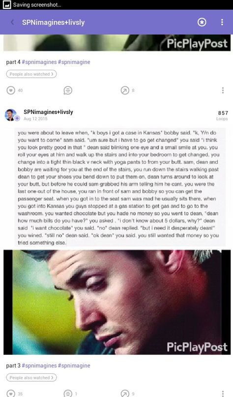 “How about this?” He turns around and I planted a kiss right on his lips. Surprisingly he grabbed my waist and pulled me in closer. “You idgits, get a room you two!” Bobby yelled walking back from the gas station store. “I’ll take that money now.” He handed me 2 bucks and I went inside and grabbed some chocolate. As I was walking back out Dean kicked Sam out of the front seat so I could sit there. Sam looked and me and glared. “Oh Sammy cheer up, you’re fine.” Dean said with a smile. “You two ar Gas Station Store, Writing Starters, Writer Ideas, Imagine Supernatural, Spn Imagines, Imagine Stories, Fluffy Puff, Supernatural Comic, Supernatural Imagines