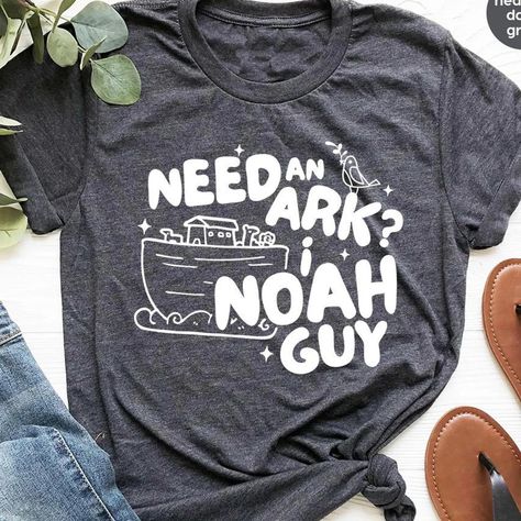 Need An Ark I Noah Guy Shirt Check more at https://lowpricetee.com/product/need-an-ark-i-noah-guy-shirt/ Christian Symbols, Christian Shirts, Verses, Bible Verses, Mens Shirts